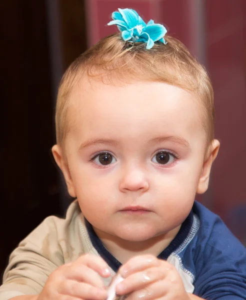Çok güzel bir bebek çocuk — Stok fotoğraf