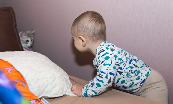 Pretty little baby boy — Stock Photo, Image