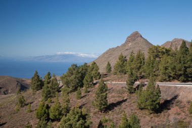 Tenerife Island sahil manzaraları