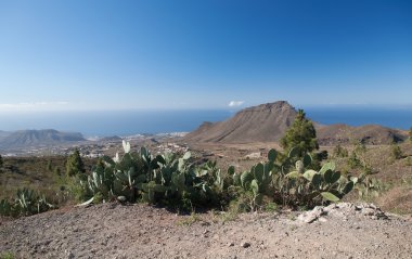 Tenerife Island sahil manzaraları