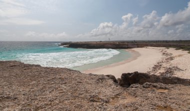 Caribbean beach Bonaire Adası
