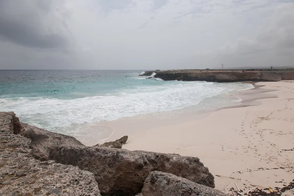 Karaibska plaża wyspy Bonaire — Zdjęcie stockowe