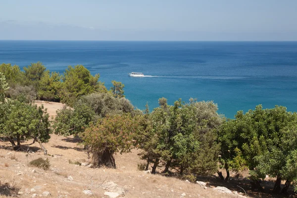 Chipre Ilha costa marítima — Fotografia de Stock
