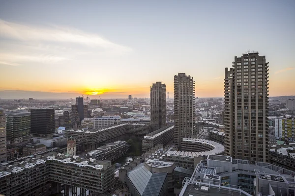 Londres vista para a cidade sobre Barbican — Fotografia de Stock