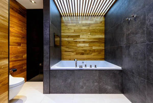 A szálloda modern elegáns fürdőszoba — Stock Fotó