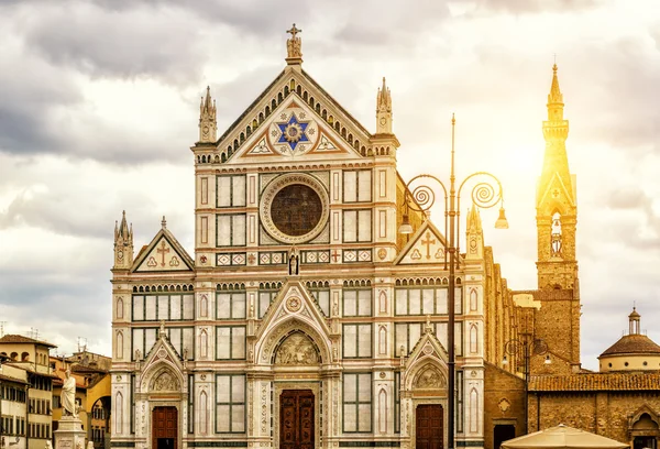 La Basilica di Santa Croce a Firenze — Foto Stock