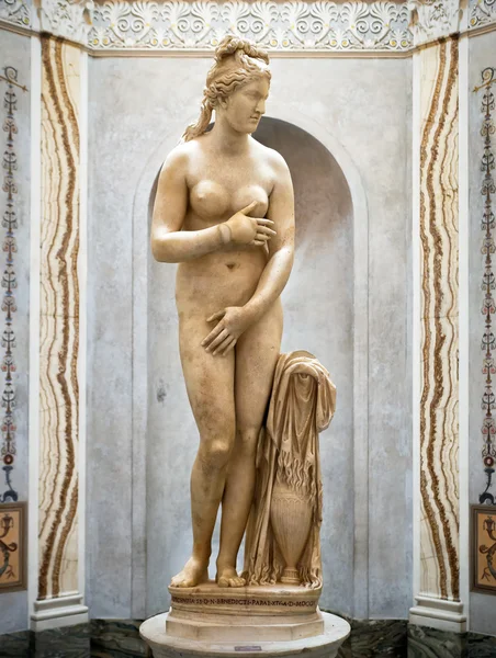 Sculpture Cabinet of Venus in Capitoline museum, Rome — Stock Photo, Image