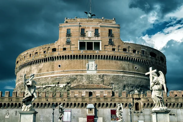 Castelul Sant 'Angelo (Castelul Sfântului Înger), Roma — Fotografie, imagine de stoc