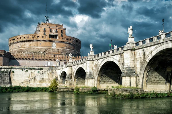 Andělský hrad (hrad svatého anděla), Řím — Stock fotografie