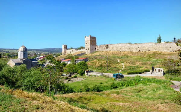 热那亚堡垒在克里米亚费奥多西亚 — 图库照片
