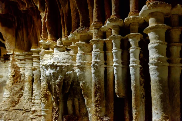 Tubular cave formations — Stock Photo, Image