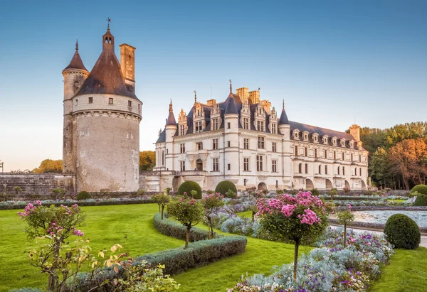 Chateau (castle) de Chenonceau, França — Fotografia de Stock