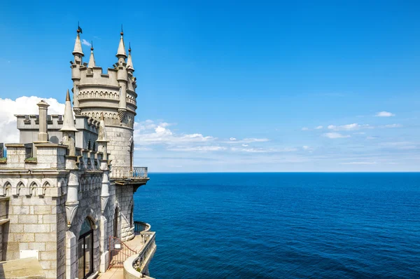 Zamek nad Morzem Czarnym, na Krymie Swallow's Nest — Zdjęcie stockowe