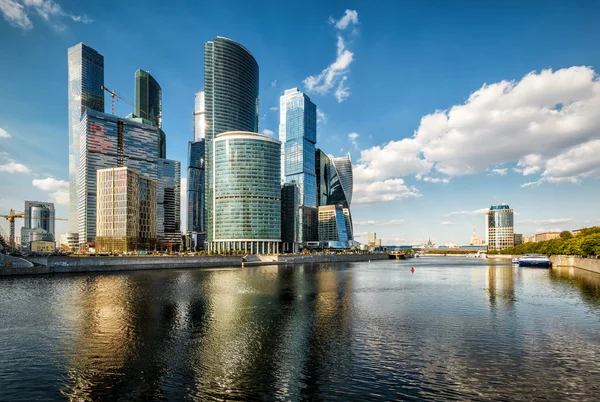 Mrakodrapů města Moskva — Stock fotografie