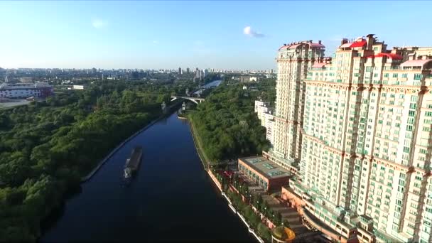 Moszkva légi kilátása — Stock videók