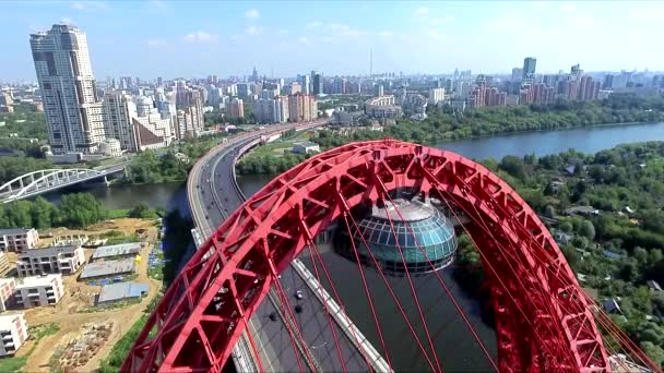 Vista aérea de Moscou — Vídeo de Stock