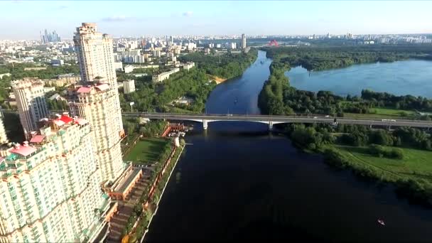 Vue aérienne de Moscou