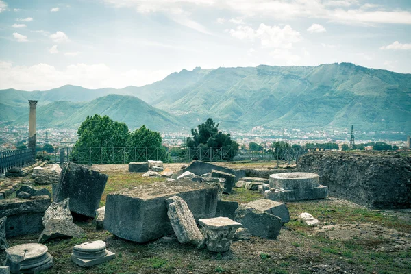 Zřícenina Pompejí, Itálie — Stock fotografie