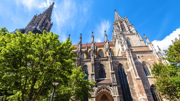 Ulm Minster Catedral Ulm Baden Wurttemberg Alemanha Marco Famoso Ulm — Fotografia de Stock