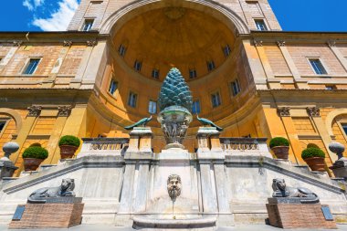 fontana della pigna Vatikan, Roma içinde