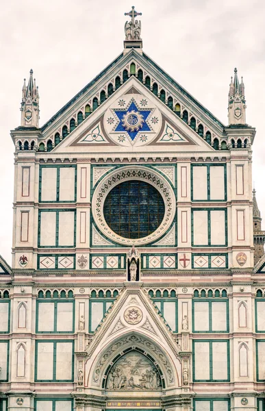 Bazylika Santa Croce we Florencji, Włochy — Zdjęcie stockowe