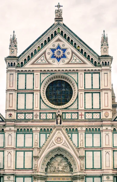 La Basilica di Santa Croce a Firenze — Foto Stock