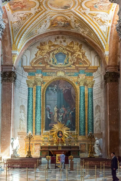 Interior of the Basilica of St. Mary of the Angels and the Marty — Stock Photo, Image