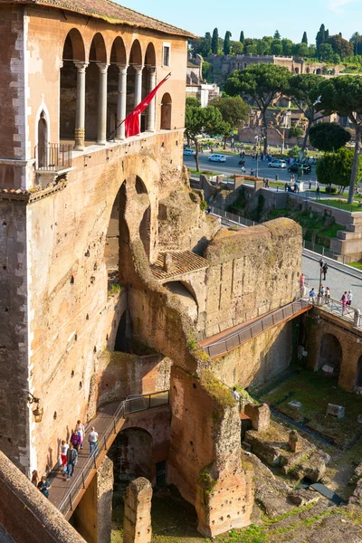 Casa dei Cavalieri di Rodi no Fórum de Augusto em Roma, Ita — Fotografia de Stock