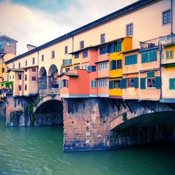 Floransa 'daki Ponte vecchio, İtalya — Stok fotoğraf