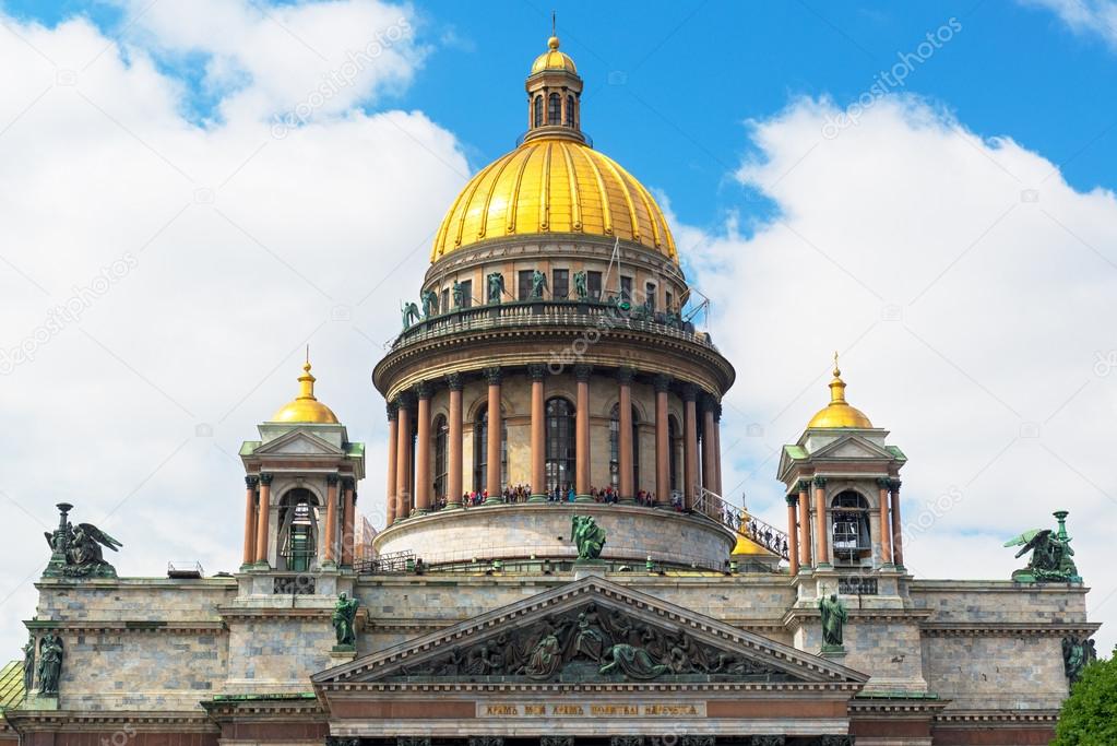 Saint Isaac's Cathedral in Saint Petersburg, Russia