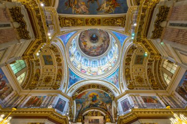 İç Saint Isaac's Katedrali, Saint Petersburg, Rusya