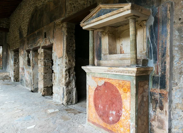 Ruins of a house in Pompeii, Italy — Stock Photo, Image