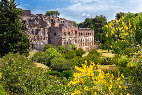 Ruiny Pompei, Włochy — Zdjęcie stockowe