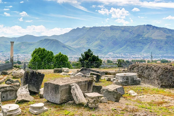 Zřícenina Pompejí, Itálie — Stock fotografie