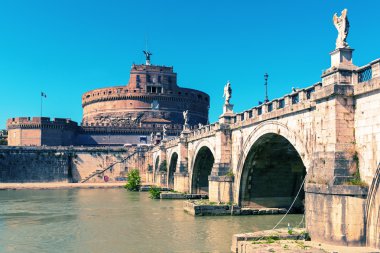 Roma 'daki Castel Sant Angelo, İtalya