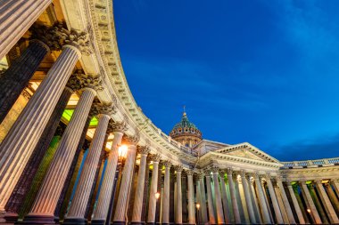 Kazan Cathedral in Saint Petersburg, Russia clipart