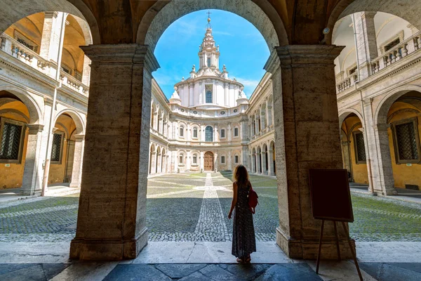 Palazzo della sapienza v Římě — Stock fotografie