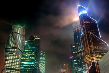 Gece, Rusya Moskova-şehir
