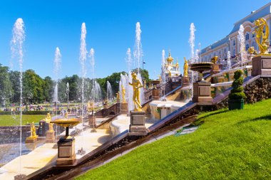 Grand Cascade Peterhof Sarayı, St Petersburg