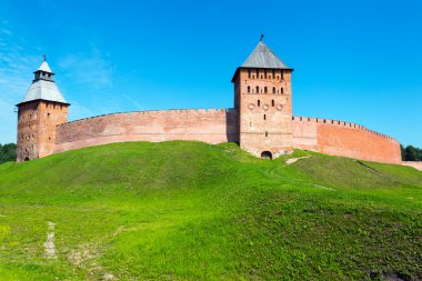 Kremlin duvarları Veliky Novgorod