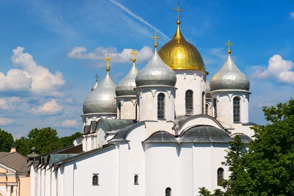 La Catedral de Santa Sofía en Veliky Novgorod — Foto de Stock