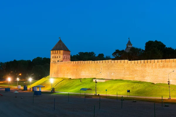 The Kremlin walls in Veliky Novgorod — Stock Photo, Image