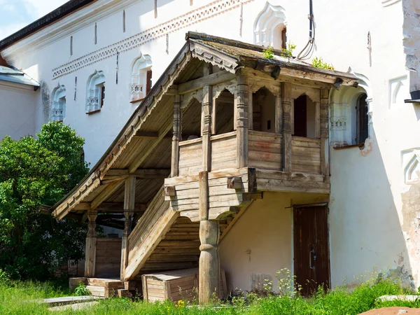 Ancient buildings in the Kremlin in Veliky Novgorod — Stock Photo, Image