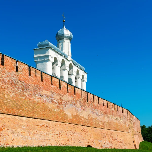 El Kremlin en Novgorod el Grande — Foto de Stock