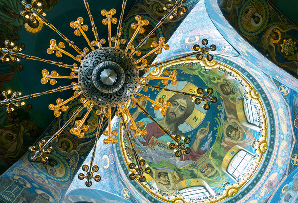 Интерьер храма Спаса на пролитой крови, Санкт-Петербург
