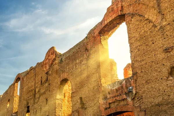 Banhos de Caracalla em Roma — Fotografia de Stock