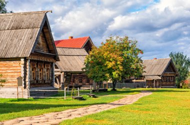 Suzdal geleneksel Rus köyünde