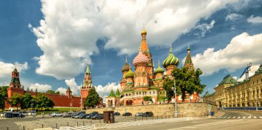 Aziz Basil Katedrali Kremlin, Moskova ile