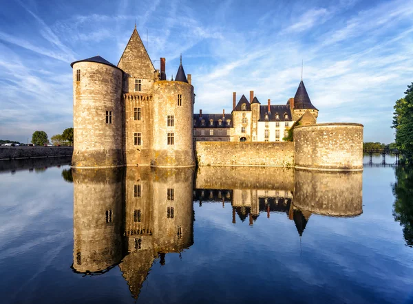 Sully-sur-Loire, Fransa chateau (kale) Telifsiz Stok Imajlar