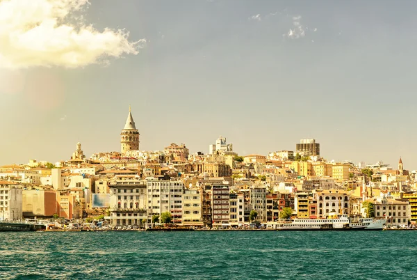 Cityscape Galata Kulesi Haliç, Istanbul üzerinden